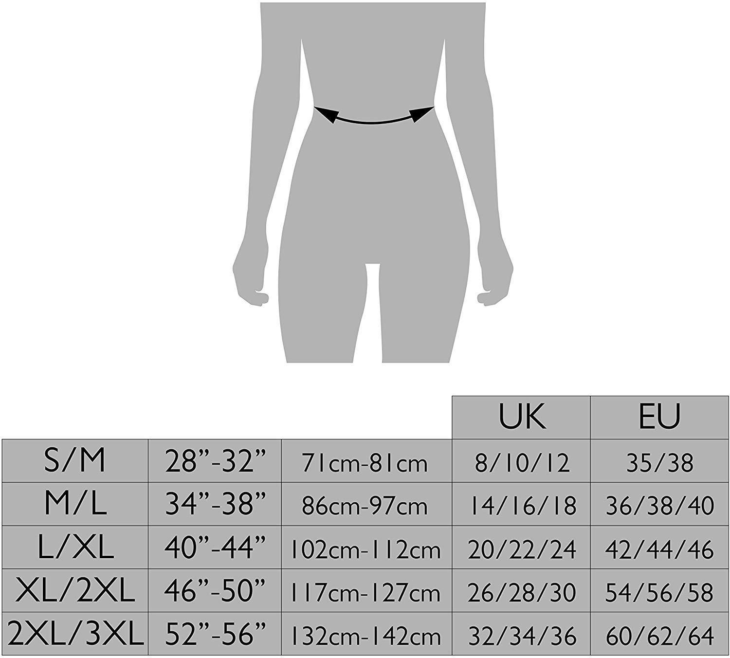 Comfizz.. Comfizz Womens Ostomy/Hernia/Post Surgery Support Briefs - High Waist - Level 2 Medium Support (L/XL, Black)