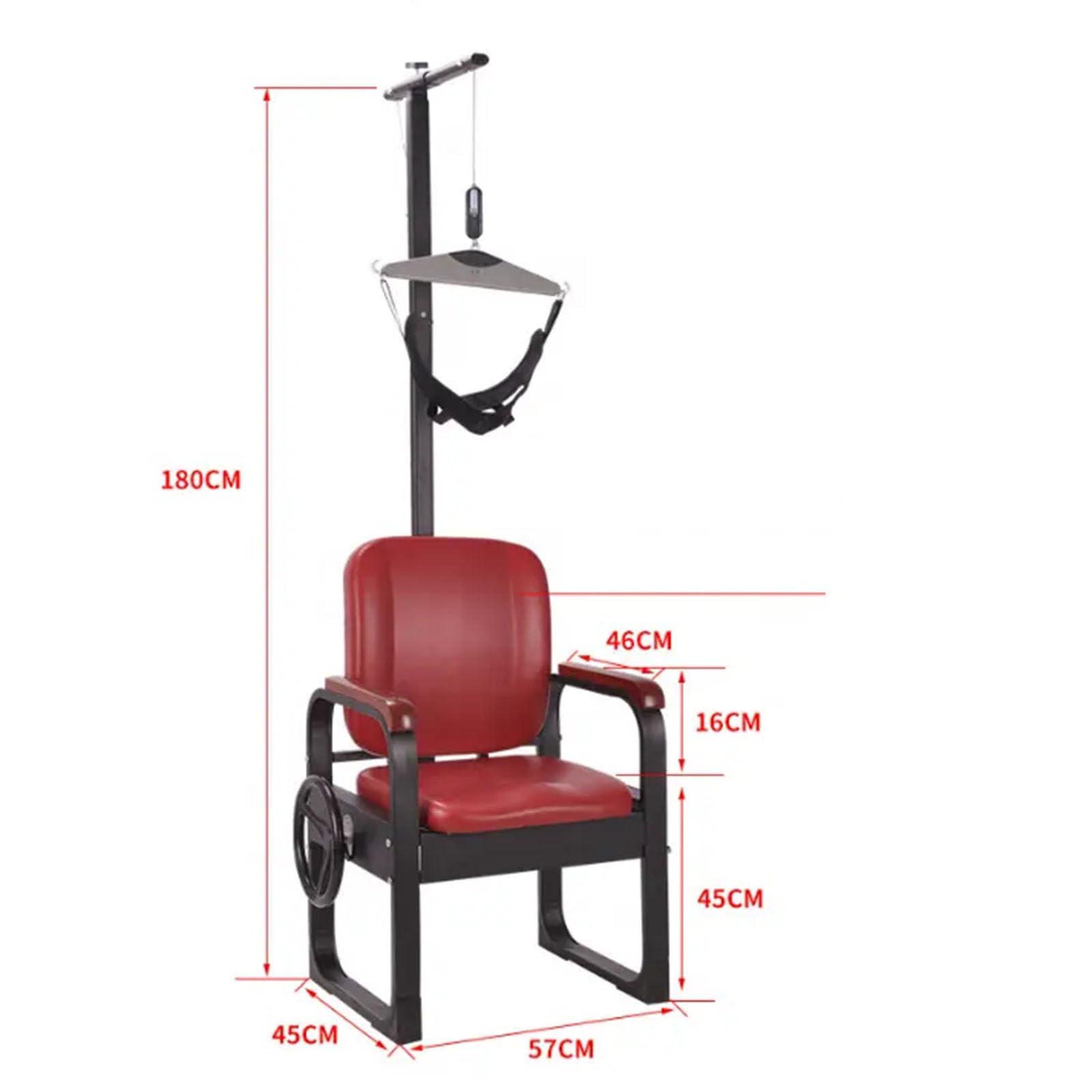 KJZQXYX KJZQXYX Cervical Traction Chair,Neck Cervical Traction Device,Neck Traction Stretcher for Physical Therapy,Rehabilitation Correction