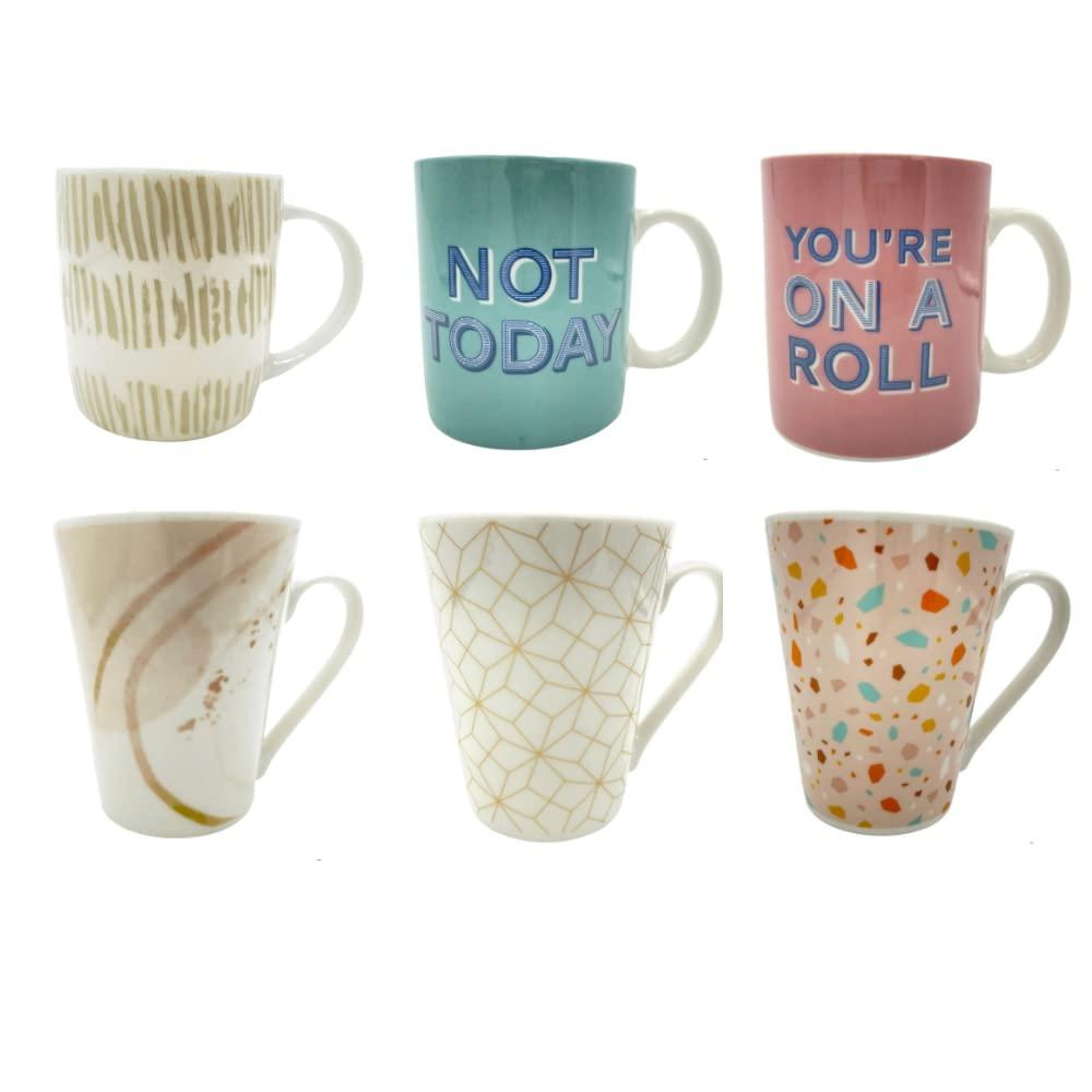 Yumsu Instant Pot Noodles Halal Certified Instant Special Chicken Flavoured Noodles Vegetarian Egg Free 60g (Pack of 6) + FabFinds Mug