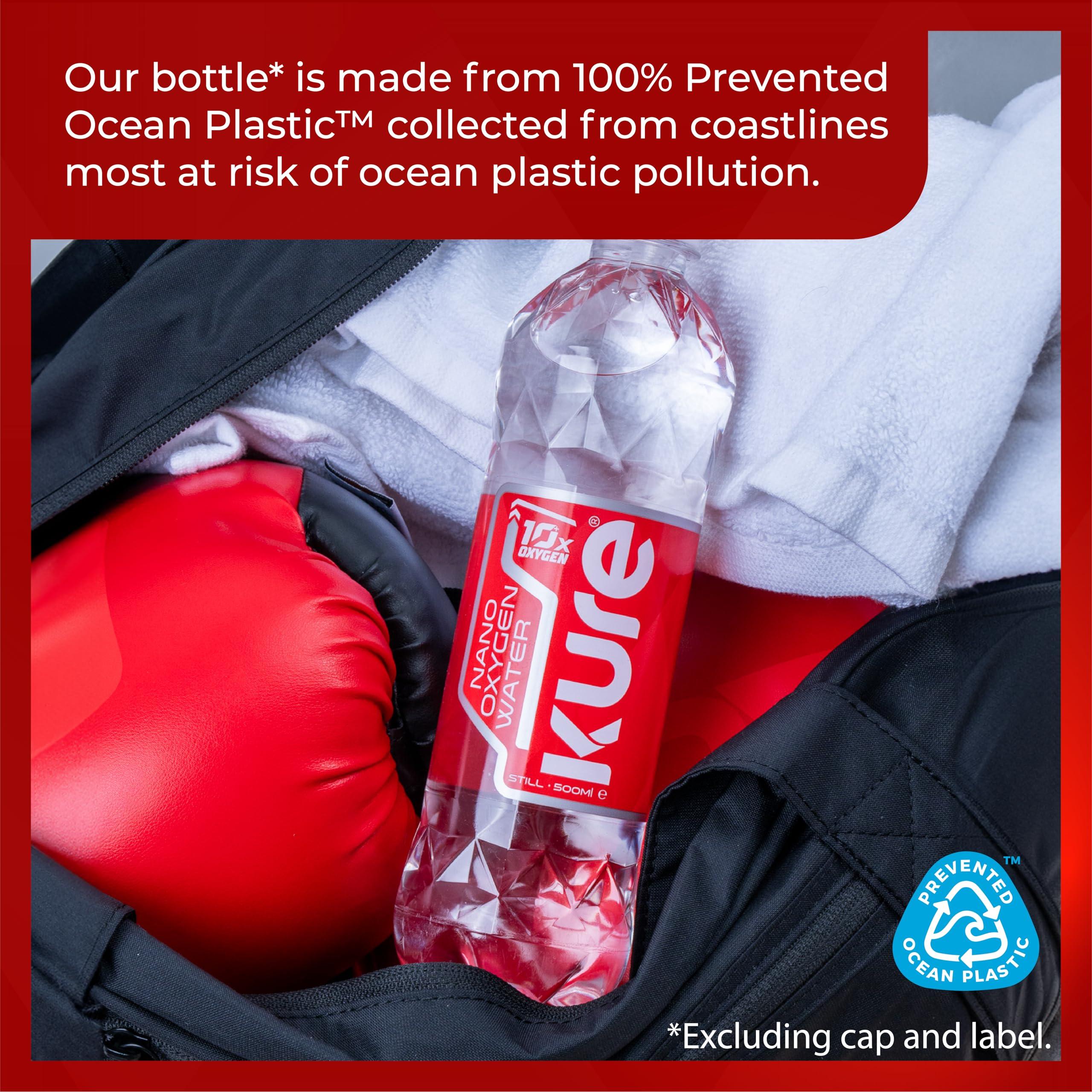 KURE KURE OXYGEN WATER Multipack - Spring Water Supercharged with Nano Oxygen - Non-carbonated - Oxygenated Water - Bottled Water - (850 ml (Pack of 12))