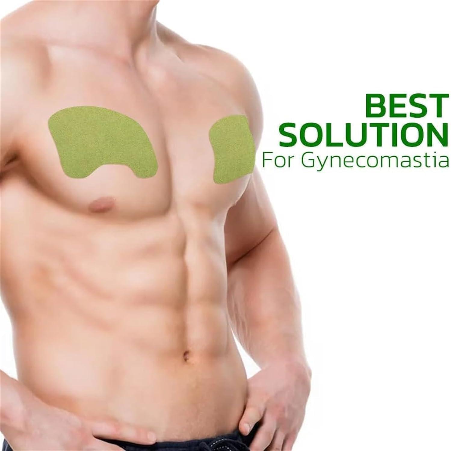 Kolarmo Turmericmax Gynecomastia Compress Patch,Luhaka Gynecomastia Cellulite Melting Patch,Gynecomastia Tightening Ginger for Men Chest Care Patch Turmeric Extract (3box)