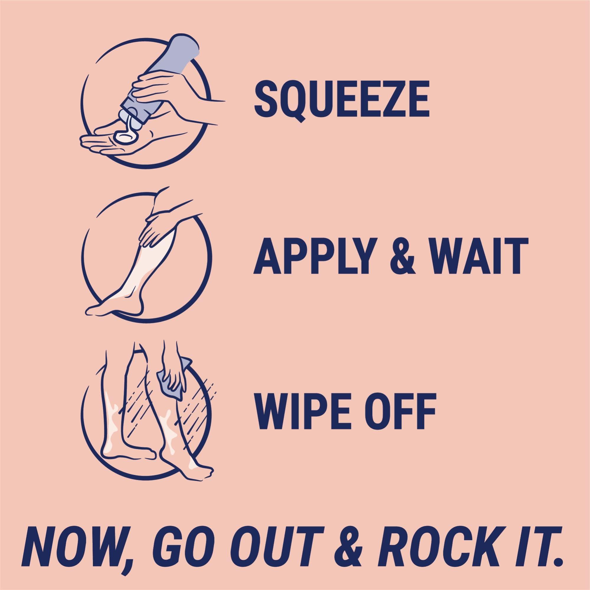 Nair Nair Shower Power Sensitive Hair Removal for Legs Body, 12.6 fl oz