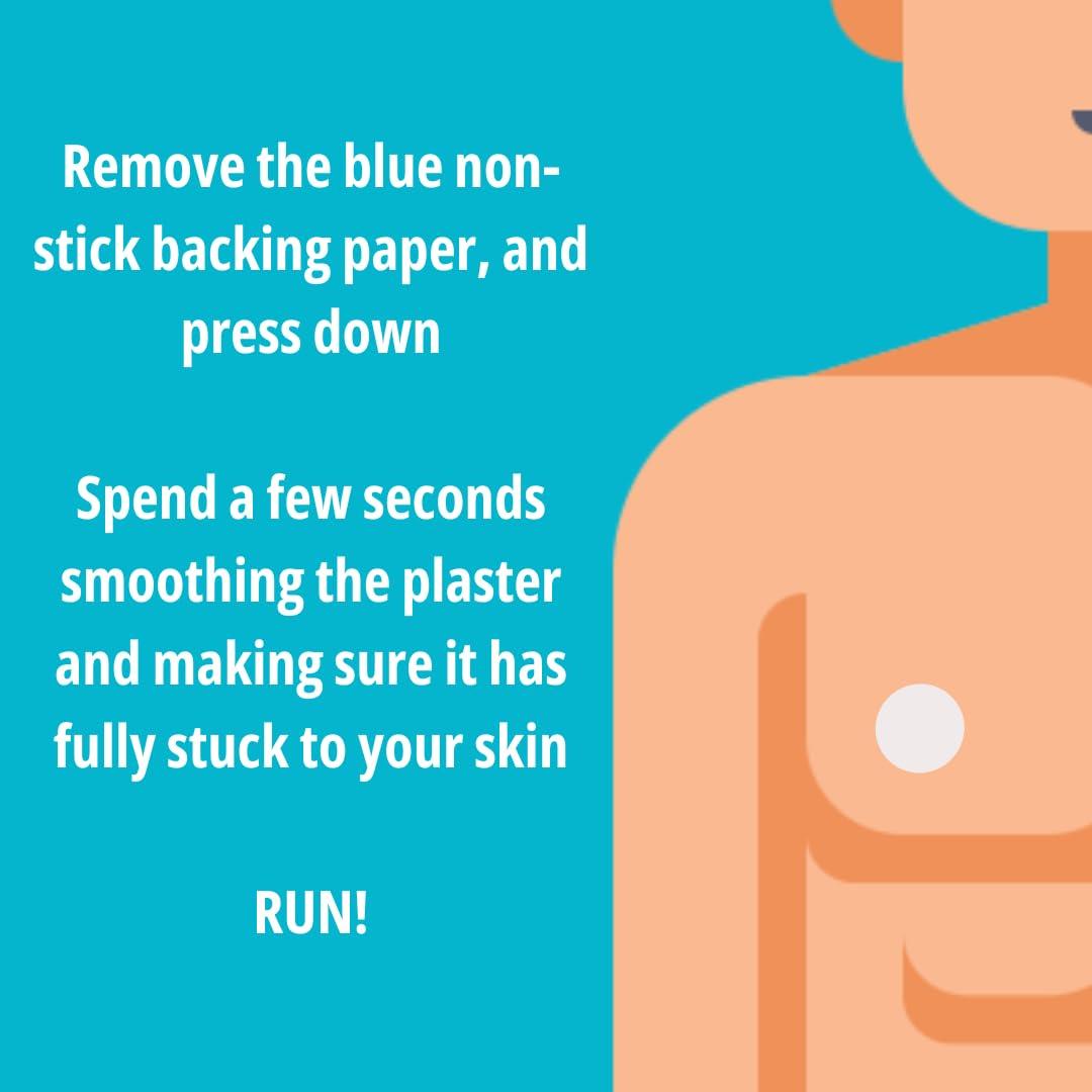 Runners Relief Niprotect - Nipple Plasters for Runners - 24 Pairs per Pack (18mm Diameter)