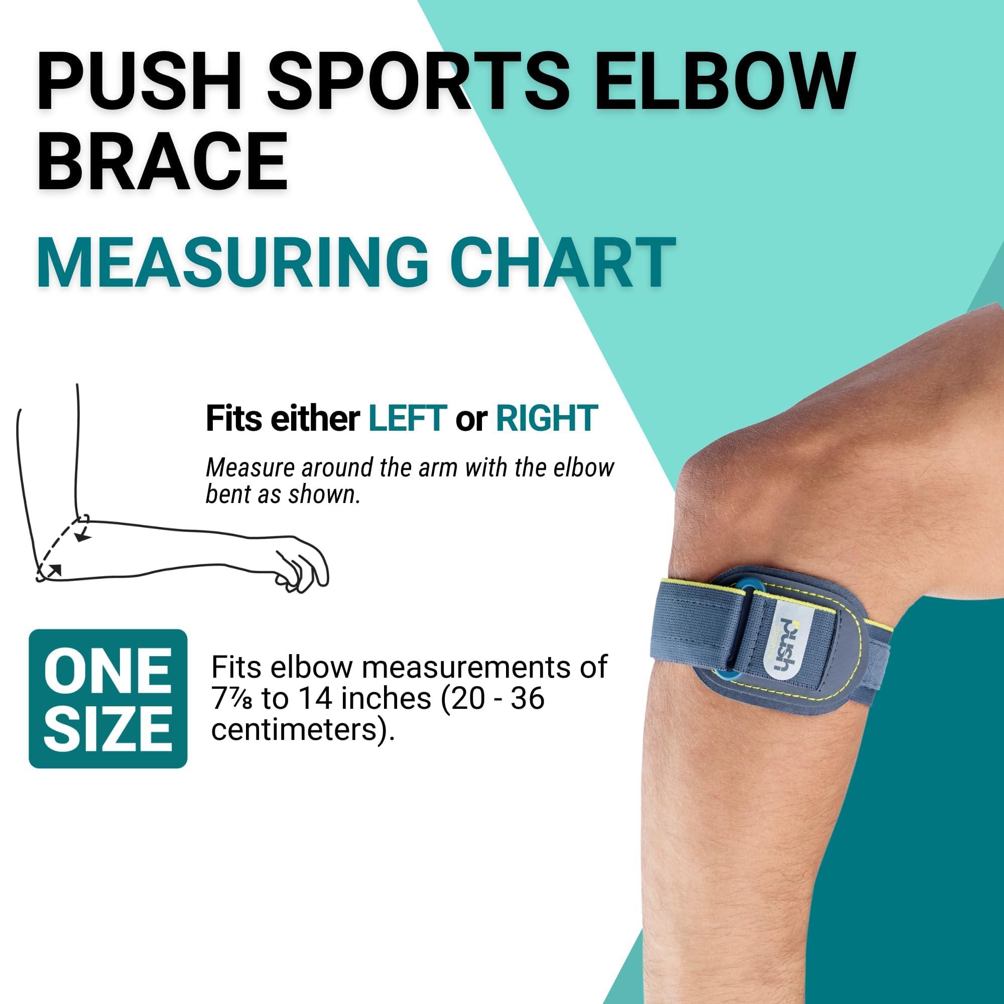 Push Sports Push Sports Elbow Brace for tennis & golfer\'s elbow conditions from One Size