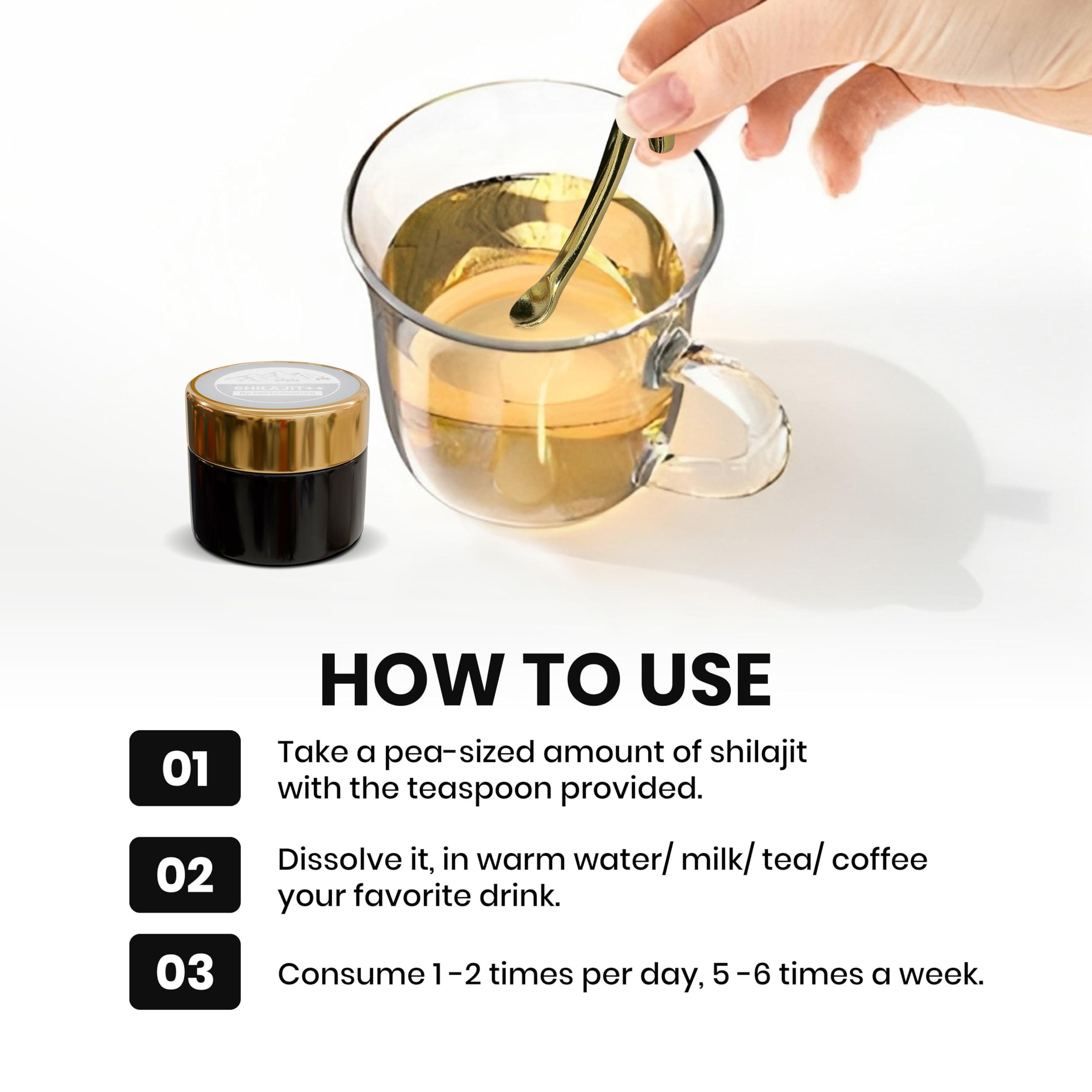 Shilajit++ Shilajit++ Pure Himalayan Shilajit, HACCP Certified 30g Gold Grade 100% Shilajit Resin with Fulvic Acid & 85+ Trace Minerals Complex for Energy & Over All Well=Beign(30 Gram)