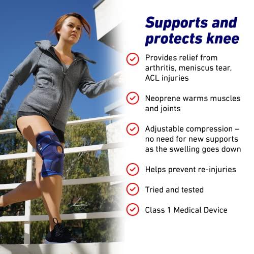 Neo-G Neo-G Knee Support Open Patella - Knee Brace For Arthritis, Joint Pain Relief, ACL, Meniscus Tear, Runners Knee, Walking, Running - Knee Supports for Joint Pain Men and Women - Adjustable