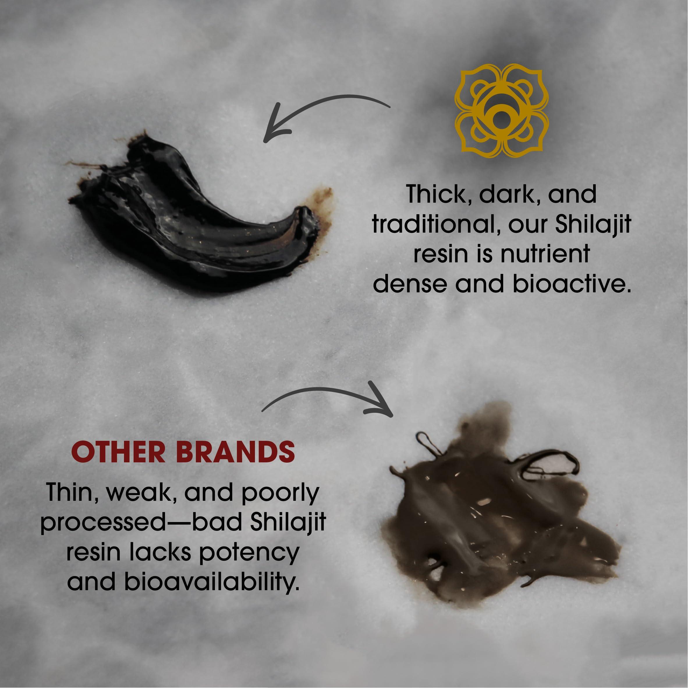 UNTANAS Altai Shilajit Resin - 50g Pure Shilajit - Gold Grade Shilajit - 6 Months Supply - for Vitality & Mental Clarity - Authentic Extraction Method - Fulvic Acid + Humic Minerals