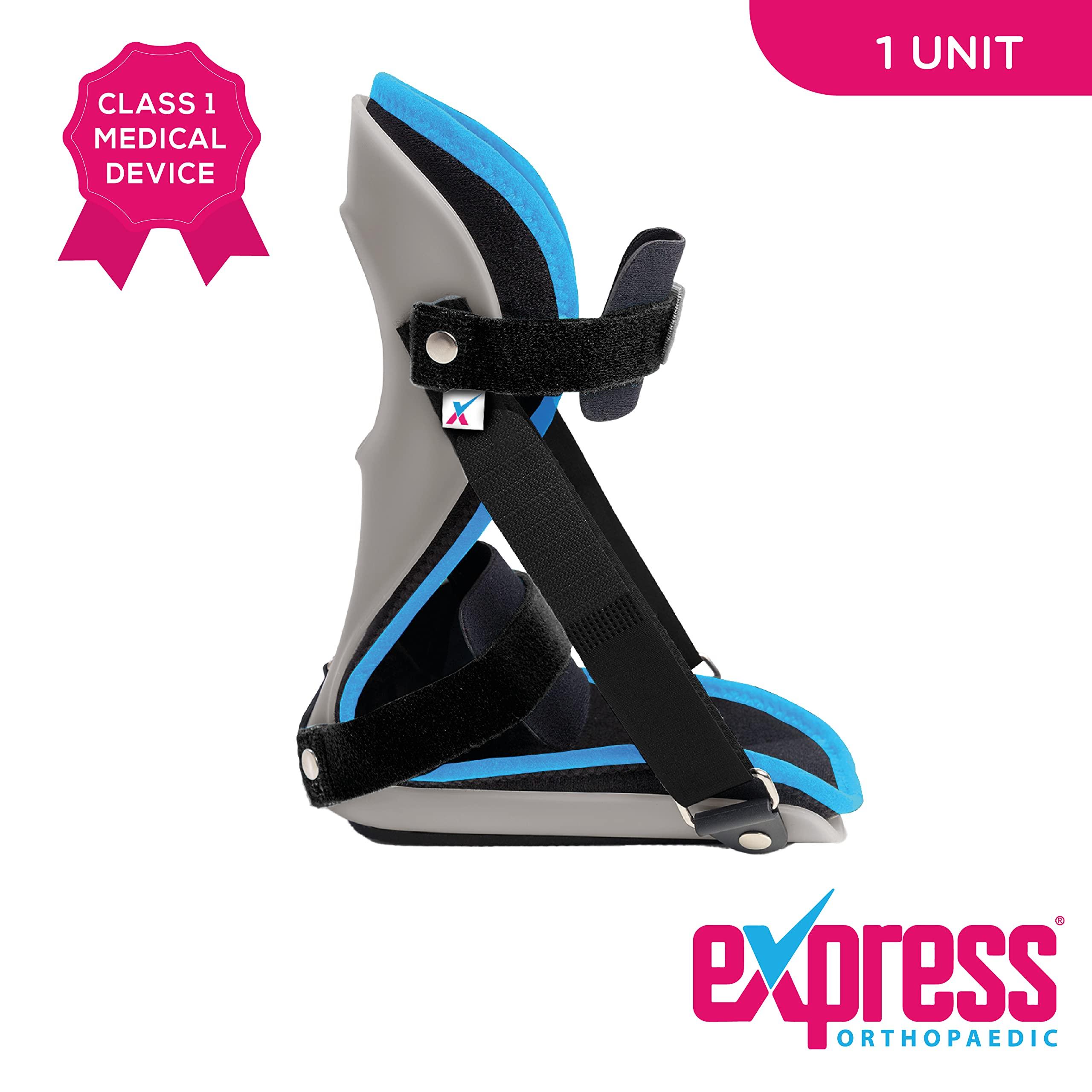 Express Orthopaedic Express Orthopaedic - Kids Adjustable Night Splint, Plantar Fasciitis/Achilles Tendonitis Resting Splint, Lightweight Construction - Supplied to UK Hospitals (Small (Kids Shoe Size UK 10-2))