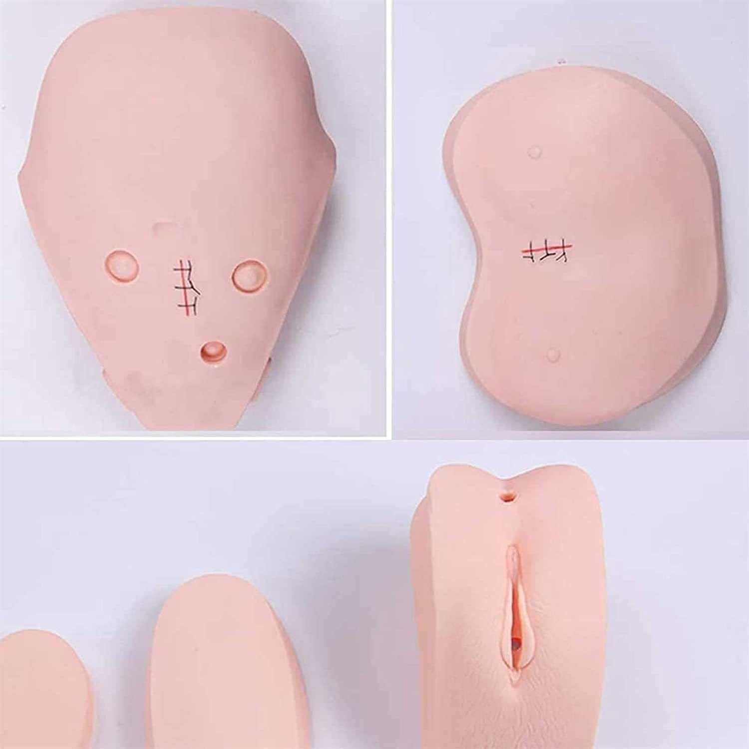 FOVIGUO FOVIGUO Geriatric Patient Care Manikin, Patient Care Manikin with Arm Blood Pressure Measurement for Nursing Medical Training Teaching Medical Supplies