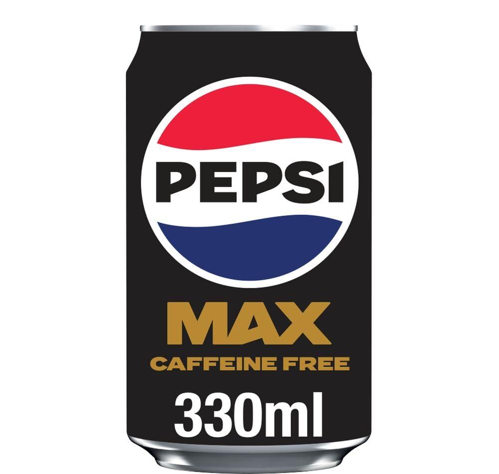 Pepsi Pepsi Max 24pk x 330ml No Caffeine (Pack of 2)