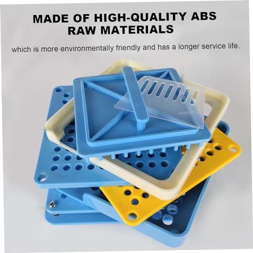 Dorccsi Capsule Filling Machine Capsule Filling Kit Empty Pill Capsules 100 Holes Manual Capsule Filling Tray with Spreader Empty Capsule Filler for Hospital Clinic Laboratory and Home Use