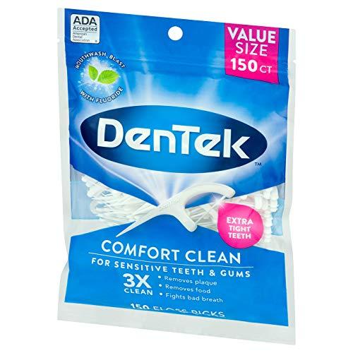 DenTek DenTek Comfort Clean Floss Picks, Silky Comfort Floss, 150 Count
