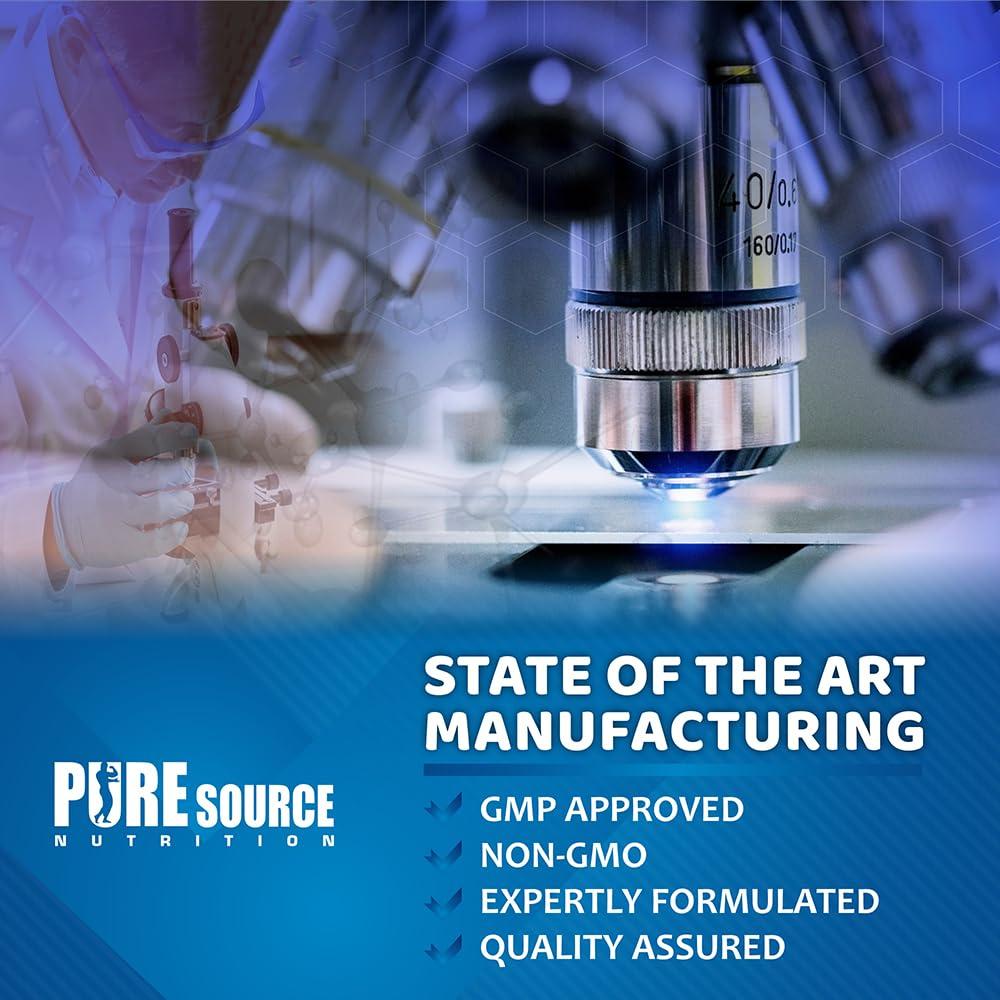 Pure Source Nutrition Inulin Powder High Grade Prebiotic Soluble Fibre Powder - Vegan GMO Free Made in EU from Natural Chicory Root Fructo OligoSaccharide FOC by Pure Source Nutrition (250g)