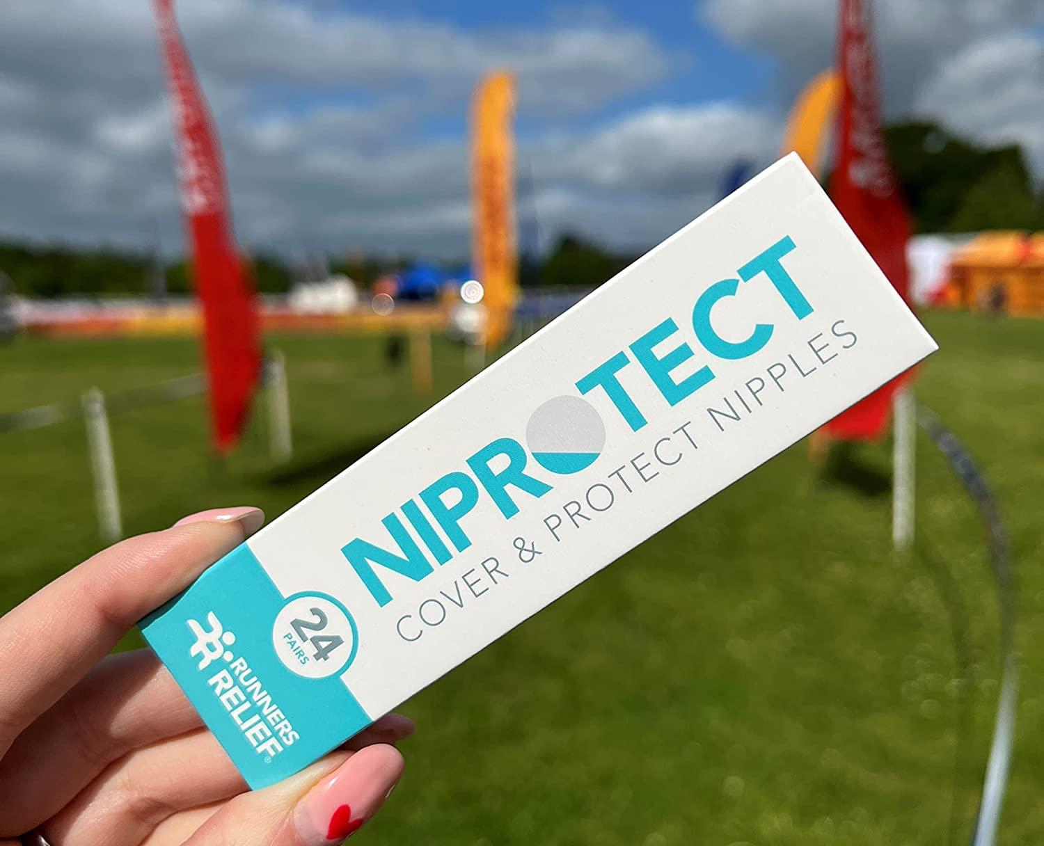 Runners Relief Niprotect - Nipple Plasters for Runners - 24 Pairs per Pack (18mm Diameter)