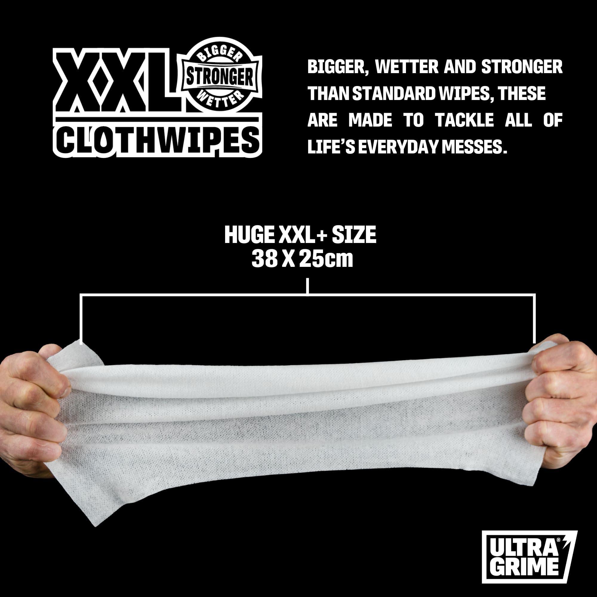 UltraGrime UltraGrime XXL Wipes - Heavy Duty 80 Thick Multi Purpose Wipes for DIY & Paint Removal