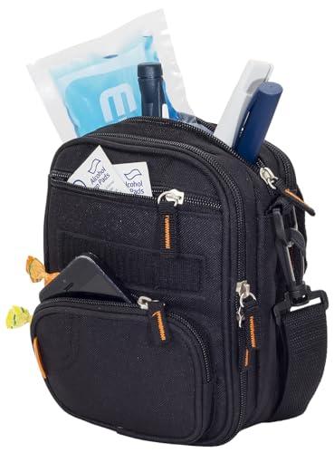 ELITE BAGS FITS Diabetes Travel Bag Isothermal Pouch Black