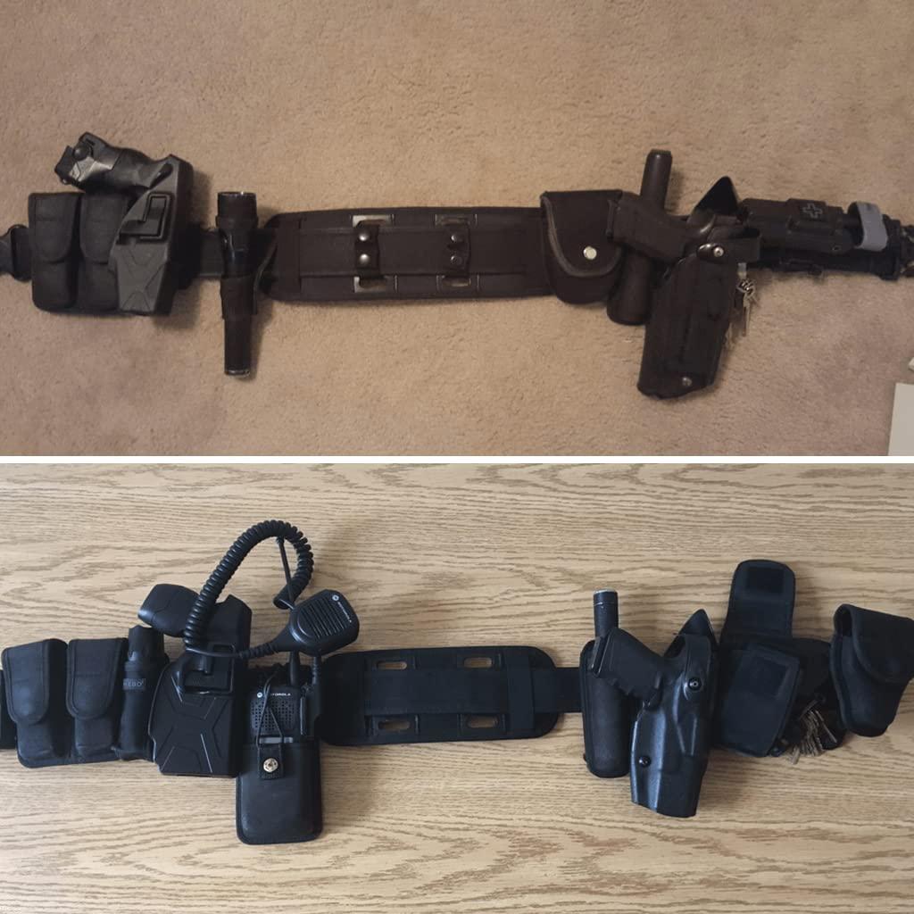 BackUpBrace BackUpBrace Law Enforcement Duty Belt Back Support Brace Lower Back Braces for Police Men & Women , Suspenders Alternative with Keepers Included , Support Utility & Equipment Belts Accessories &