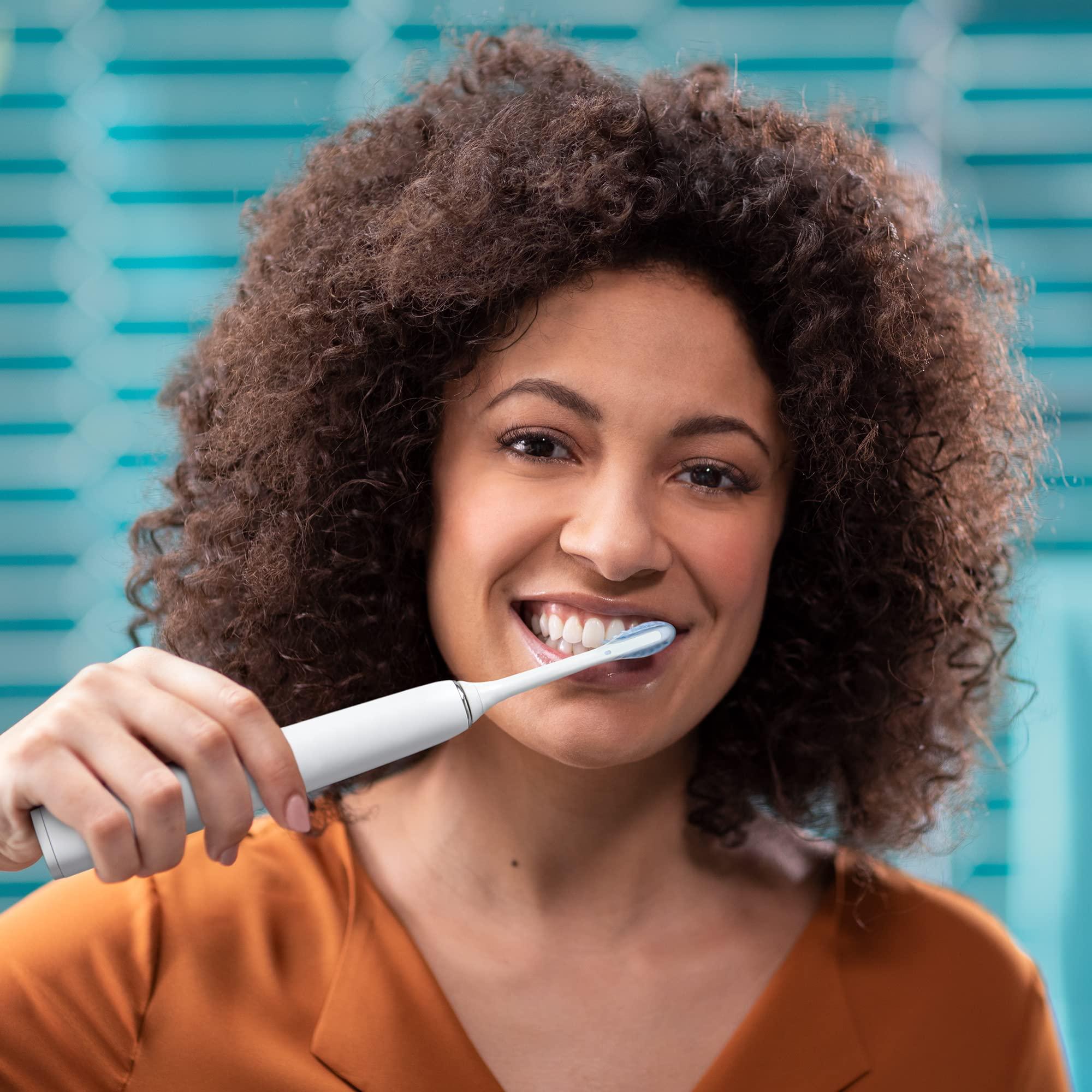 PHILIPS Philips Sonicare DiamondClean Series 9000 Electric Toothbrush - Sonic Brush, Cleaner Teeth and Gums, 1 X C3 Premium Plaque Control Brush Head (Model HX9911/63), White