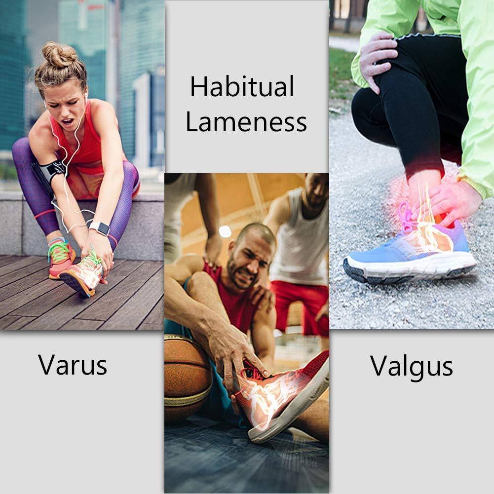 seaNpem Ankle Support Brace, Adjustable Ankle StrainProtectors Strap, Against Sprains Arthritis Compression Wrap Stabilizer, Pain Relief Foot Sleeve for Running Basketball Soccer Sports Injuries Recovery (L)