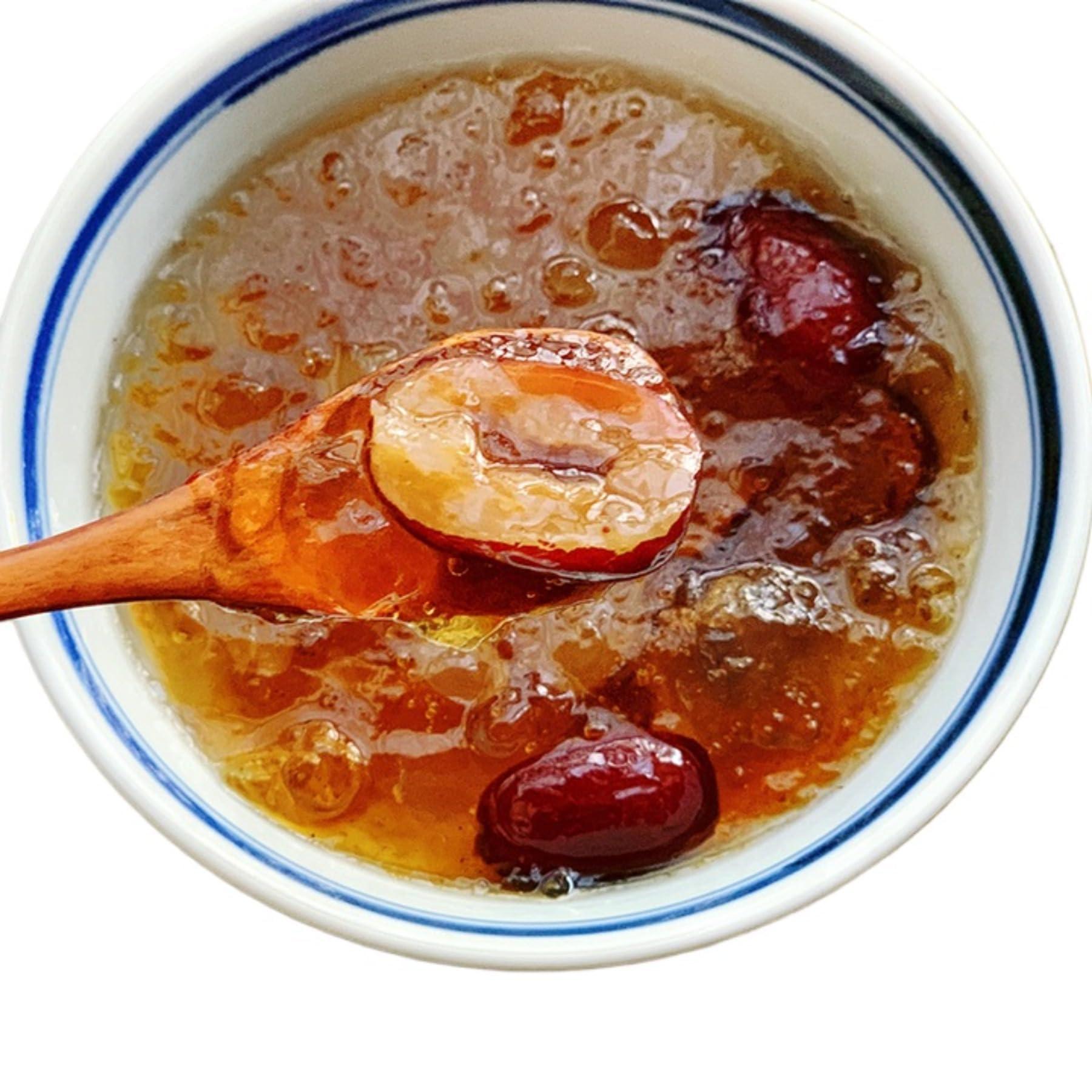 HQZMCTE HQZMCTE Nature Sweeter Dried Edible Peach Tree Gum TaoJiao Food Grade Bulk Dry Peach Gum Pure (1000g)