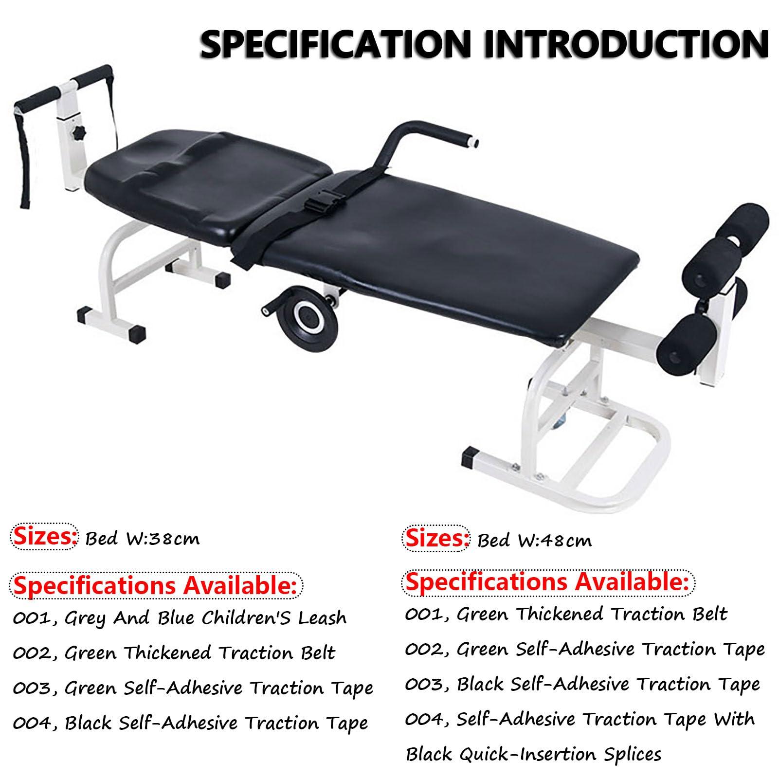 RVUEM RVUEM Massage Traction Bed, Body Stretching Table, Cervical Spine Stretching Device, Massage Bed Device, Massage Bed Table, Cervical Spine Lumbar Traction,Bed W:38cm,003