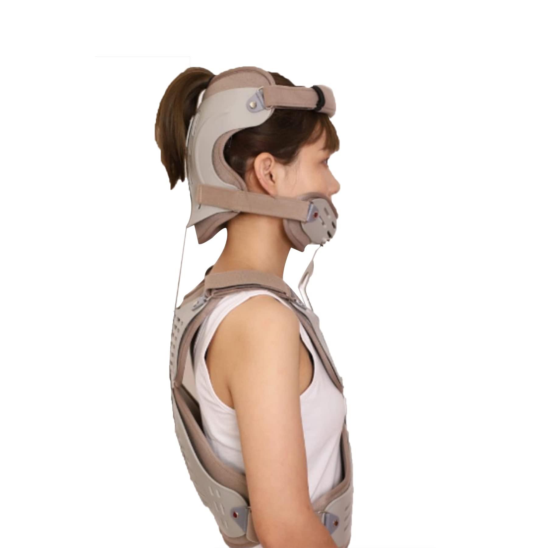 WILLQ WILLQ Adjustable Orthosis Cervical Thoracic Orthosis Fracture Fixation Cervical Vertebra Rehabilitation Support Head Neck Chest Fixed Brace Cervical Vertebra Rehabilitation Support