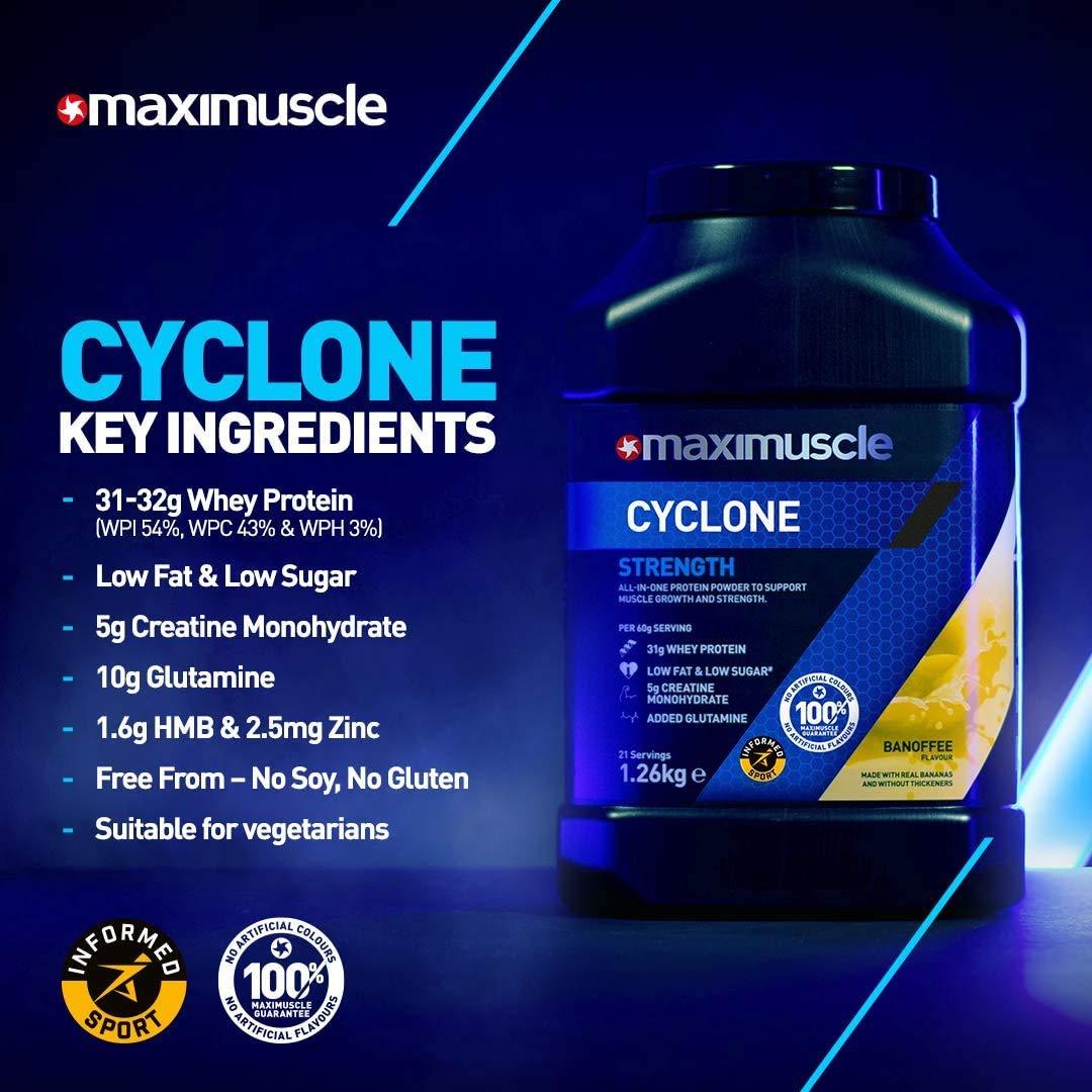 Maximuscle MaxiNutrition Cyclone - 1.26kg - Chocolate with Shaker