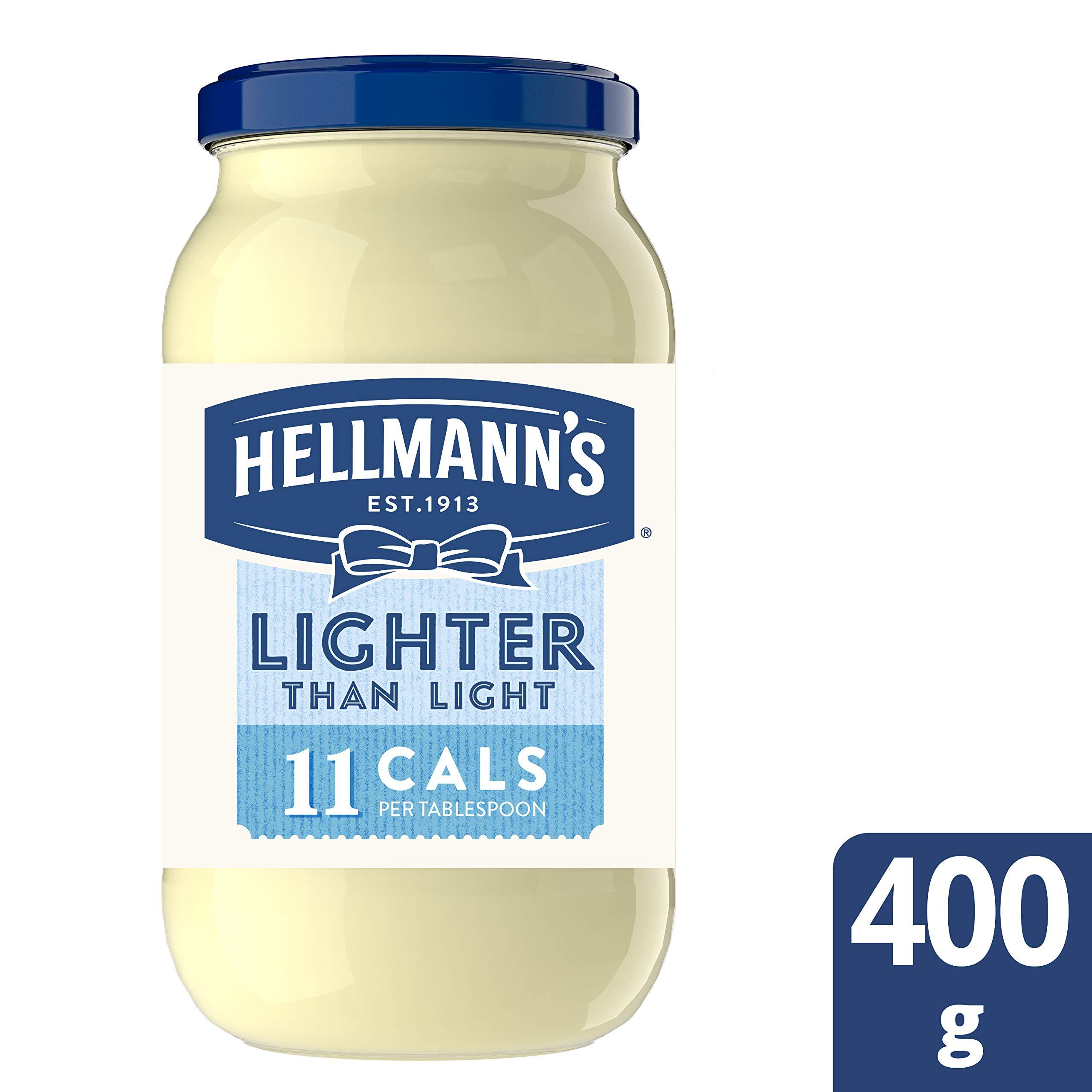 Hellmann's Hellmann\'s Lighter Than Light Mayonnaise same great taste light mayo for sandwiches, wraps and salads 400 g