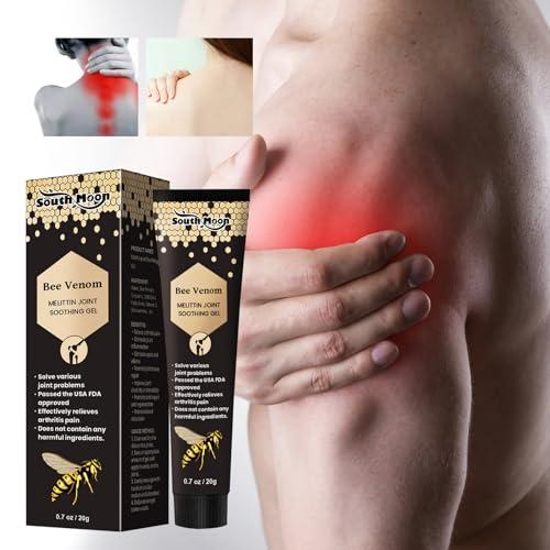 HIVETZ 2PCS New Zealand Bee Venom Joint Relief Gel,Muscle Pain Relief,Bee Venom Professional Treatment Gel,Joint Pain Relief,Bee Venom Joint Soothing Gel,Pain Relief Cream,Muscle Rub Pain Relief,Bee Cream