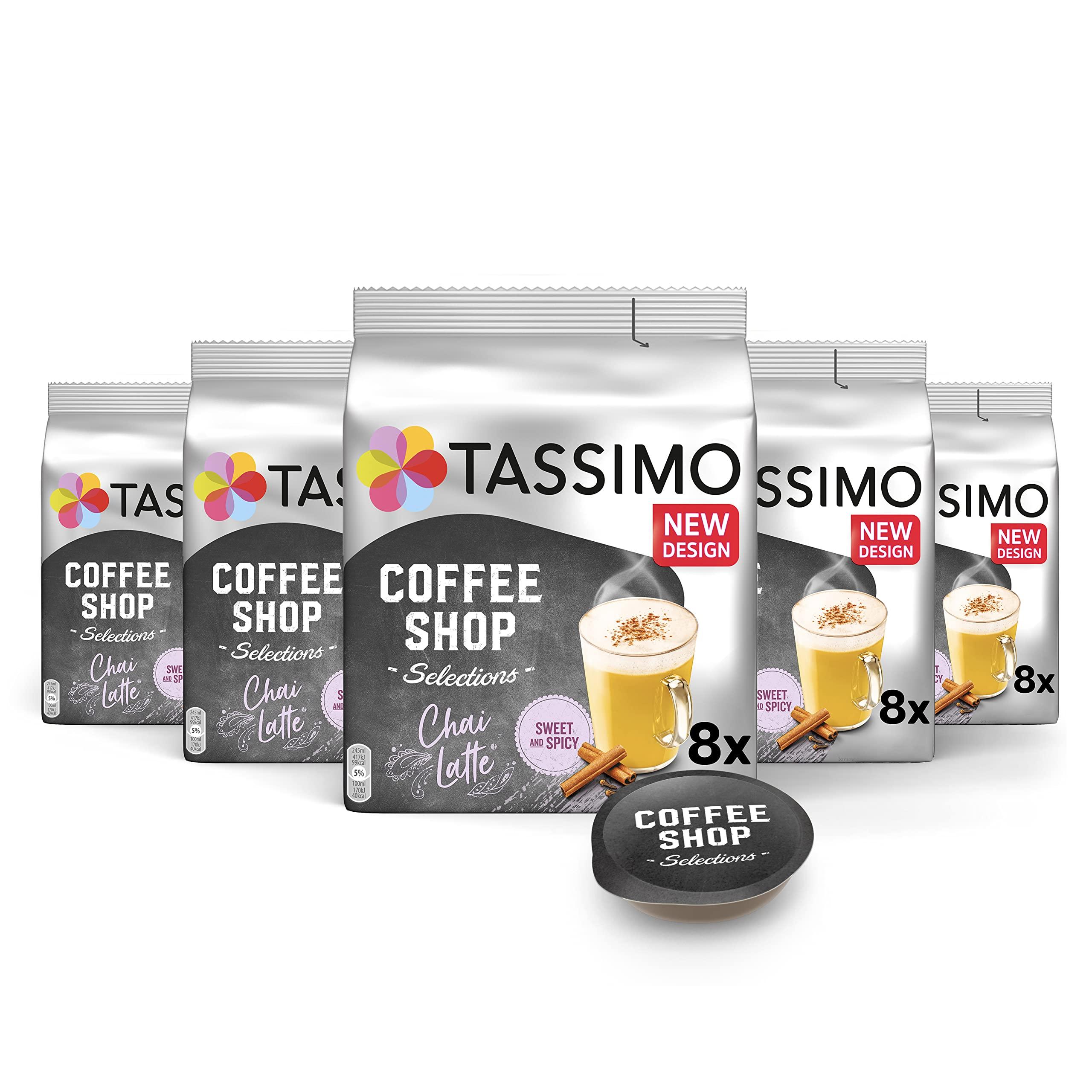 Tassimo Tassimo Coffee Shop Selections Chai Latte Coffee Pods x8 (Pack of 5, Total 40 Drinks)