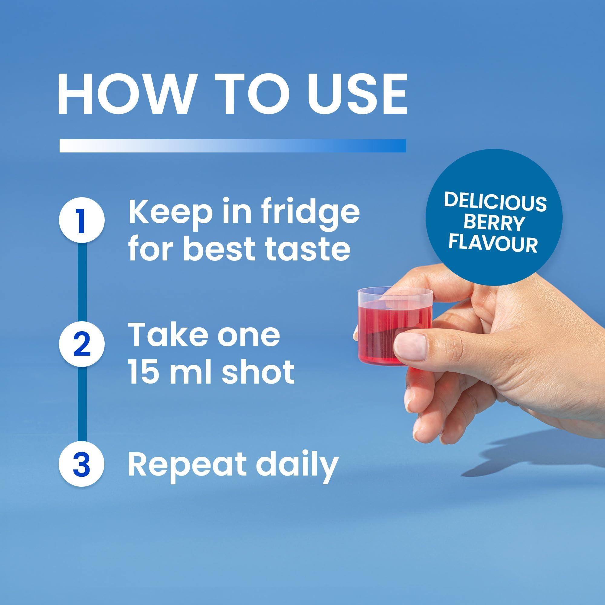 Swedish Nutra Swedish Nutra - Joint Support Collagen - Pack of 500ml, 33 Day Supply | Berry Flavour | with Glucosamine & MSM | 100% Natural Flavour, Sugar & Gluten Free | High Absorption Rate