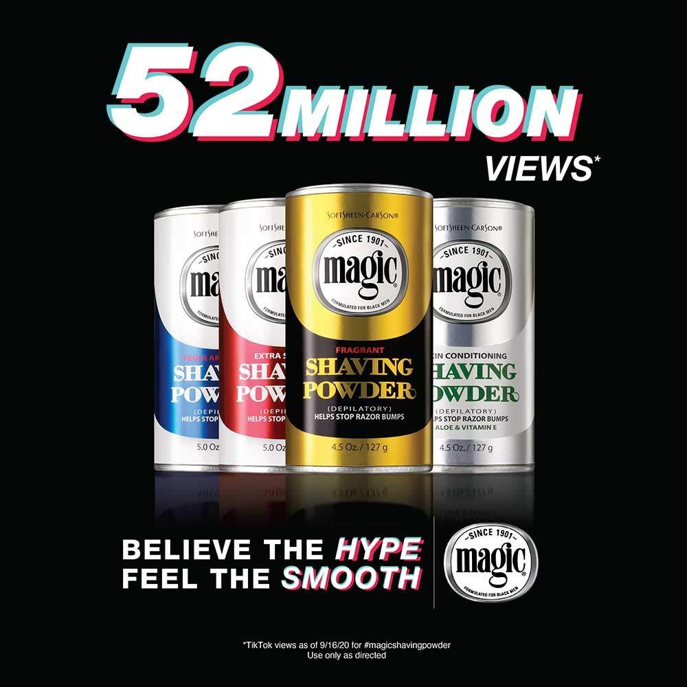 Magic SoftSheen-Carson Magic Extra Strength Shaving Powder, 5 oz