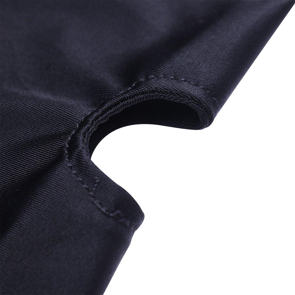 Agoky Agoky Adult Full Face Hood Blindfold Head Mask Spandex Role Play Costume Men Women (1#Black)