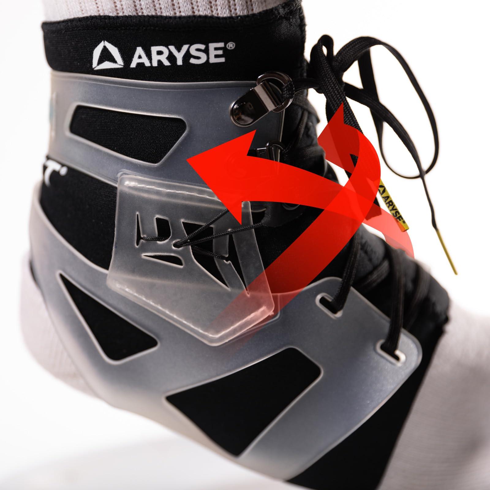 ARYSE ARYSE IFAST Ankle Brace - Ankle Stabilizer For Men & Women - Great For Basketball, Volleyball, Soccer & More! (X-Large, Black, Single)