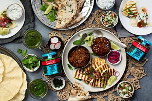 Geeta's Geeta\'s Premium Mango Chutney 320 Grams (6 Pack) - The Real Flavour of India - Indian Mangoes & Aromatic Spices - No Artificial Flavours or Colours