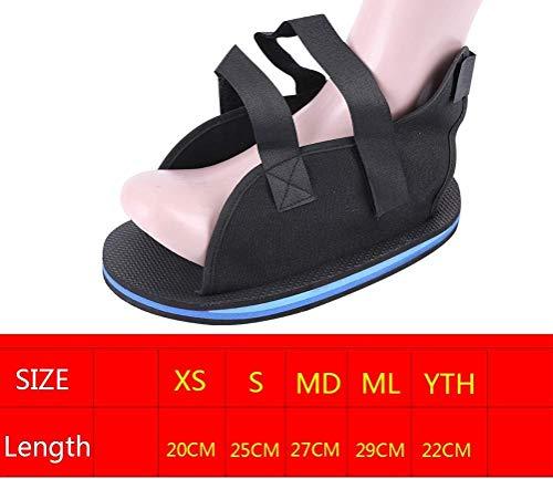 GHzzY GHzzY Post Op Broken Toe/Foot Fracture Round Toe Walking Shoe - Lightweight Medical Walking Boot for Fracture Recovery for Men & Women,SM