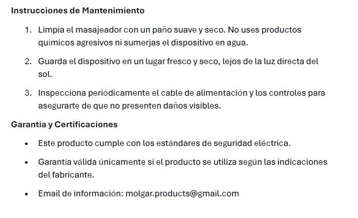Genrico Genrico Cervical and Back Massager - Neck, Back and Shoulder Massager Leg Massager and Other Body Parts - Tapping Massager - Shiatsu - Pain Relief