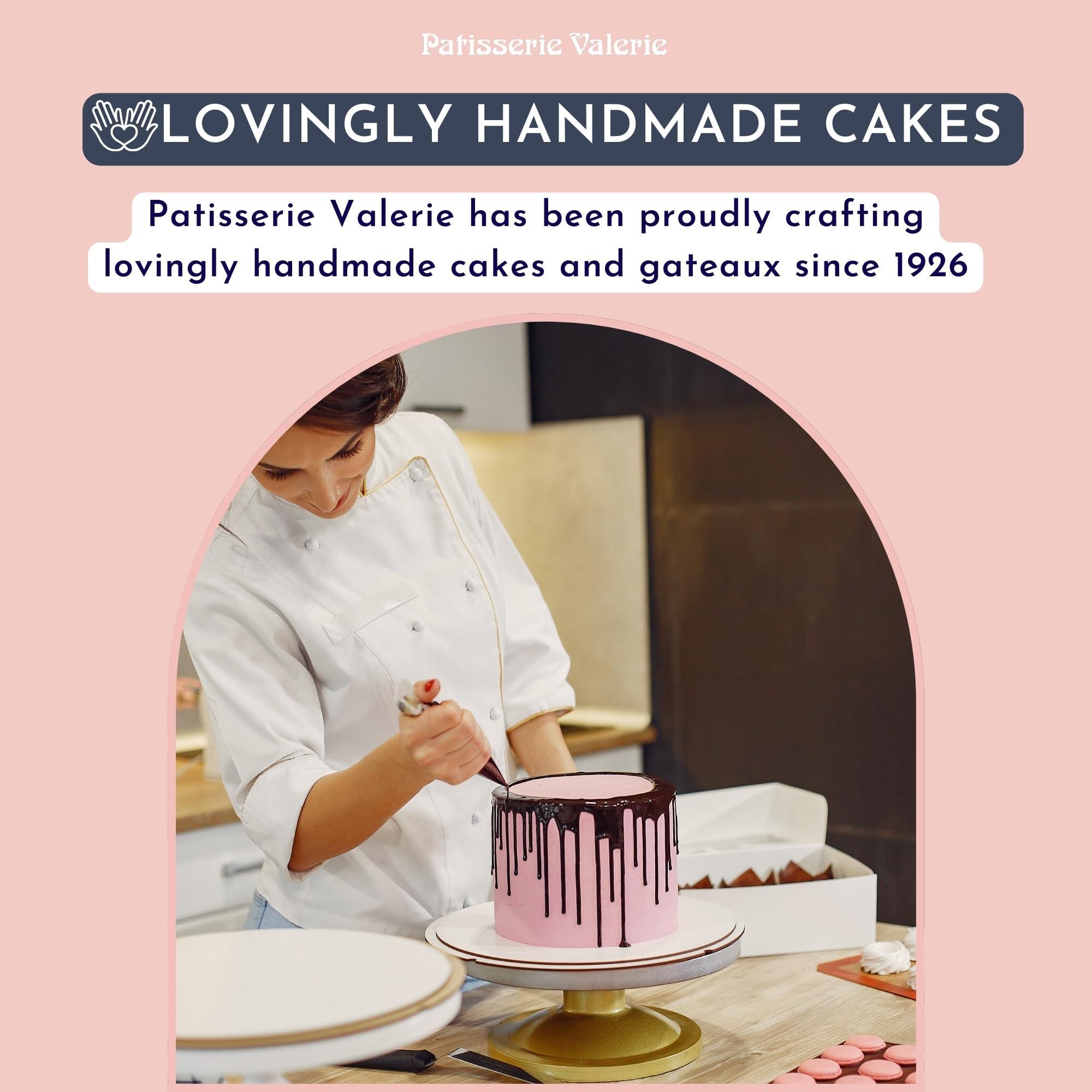 Patisserie Valerie Patisserie Valerie Classic Cream Tea Hamper for 2 Afternoon Tea Gift Set with Fresh Scones, Handmade Cakes, Jam, Clotted Cream & Loose-Tea Food Hamper ideal for Birthdays - Handmade in the UK