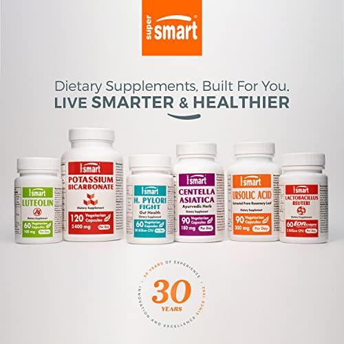 SUPERSMART Supersmart - Pantethine 200 mg (Pantesin) - Vitamin B5 | Non-GMO & Gluten Free - 90 Vegetarian Capsules