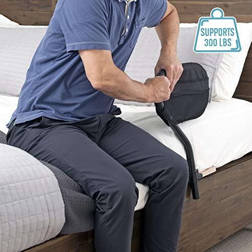 Stander Stander BedCane, Adult Bed Rail and Support Handle, Height Adjustable Elderly Stand Assist with Organizer Pouch (Eligible for VAT Relief in the UK)