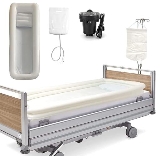 WQZzjm WQZzjm Inflatable Bathtub Kit, Portable Inflatable PVC Body Wash Basin, Bedside Bathing Aid for Disabled, Elderly