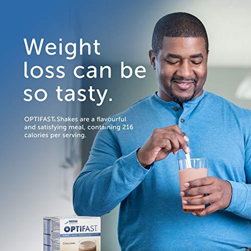 Optifast Optifast Chocolate Shake - Protein-rich meal replacement with vitamins and minerals - Quick to prepare (12x55g)