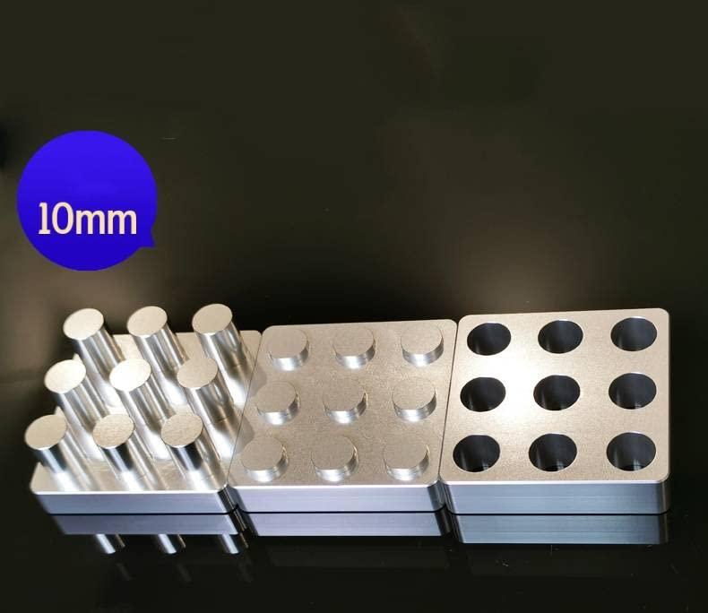 FreshCart Basics Pill Maker, Tablet Making Machine, Pill Press Mold, Aluminum Hand Tool, Tablet Mould Tool, Domestic Home Use 9/25 Holes (25 Holes (6mm))