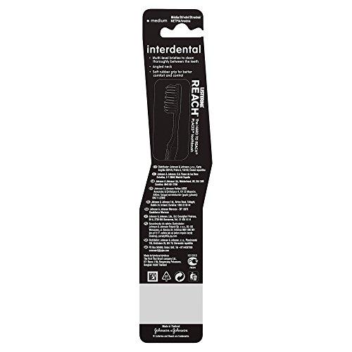 Listerine Listerine Reach Interdental Essential Care Firm Toothbrush(Assorted Colours)