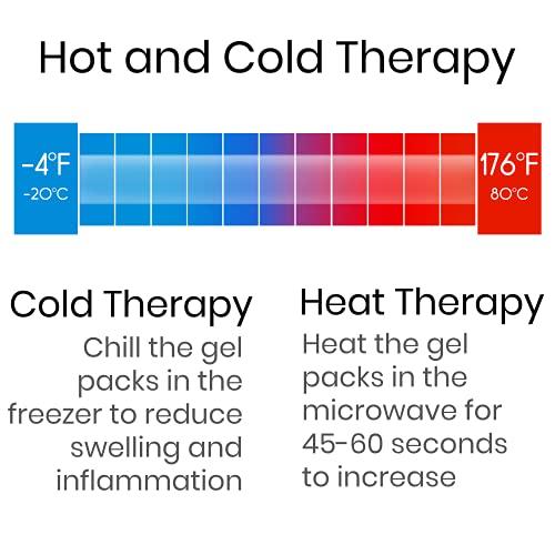 Arctic Flex Arctic Flex Reusable Gel Ice Pack - Cold Therapy Ice Bag - Medical Freezer Pad - Hot/Heated Compress Wrap for Knee, Shoulder, Back and Ankle - Flexible, Soft & Instant