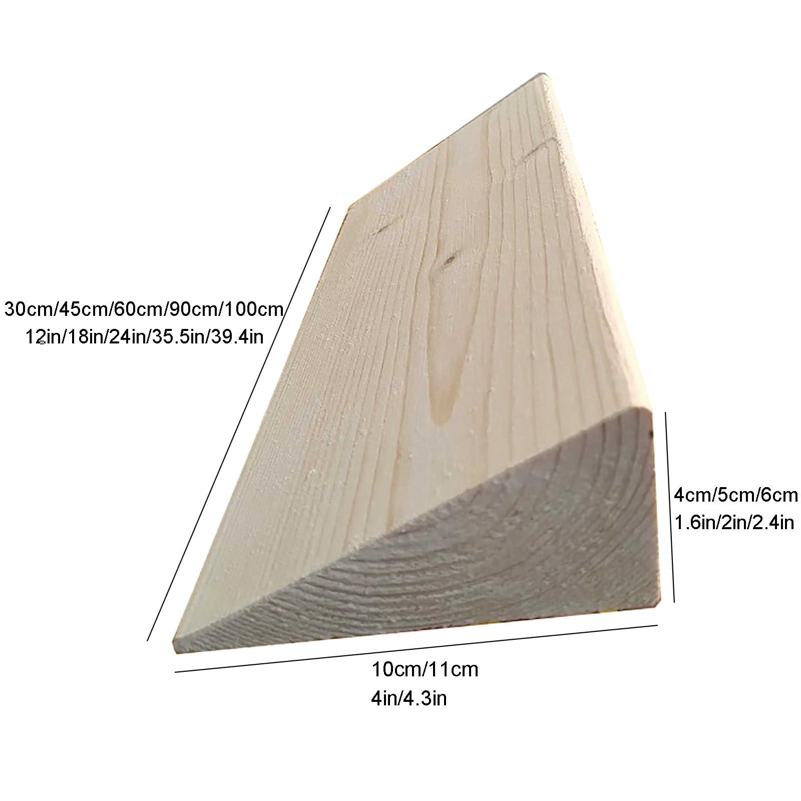 FreshCart Basics Wooden Threshold Ramps for Doorway, Portable Wheelchair Ramp for Patio Door Shed - Indoor Curb Ramp for Sweeping Robot by Wood