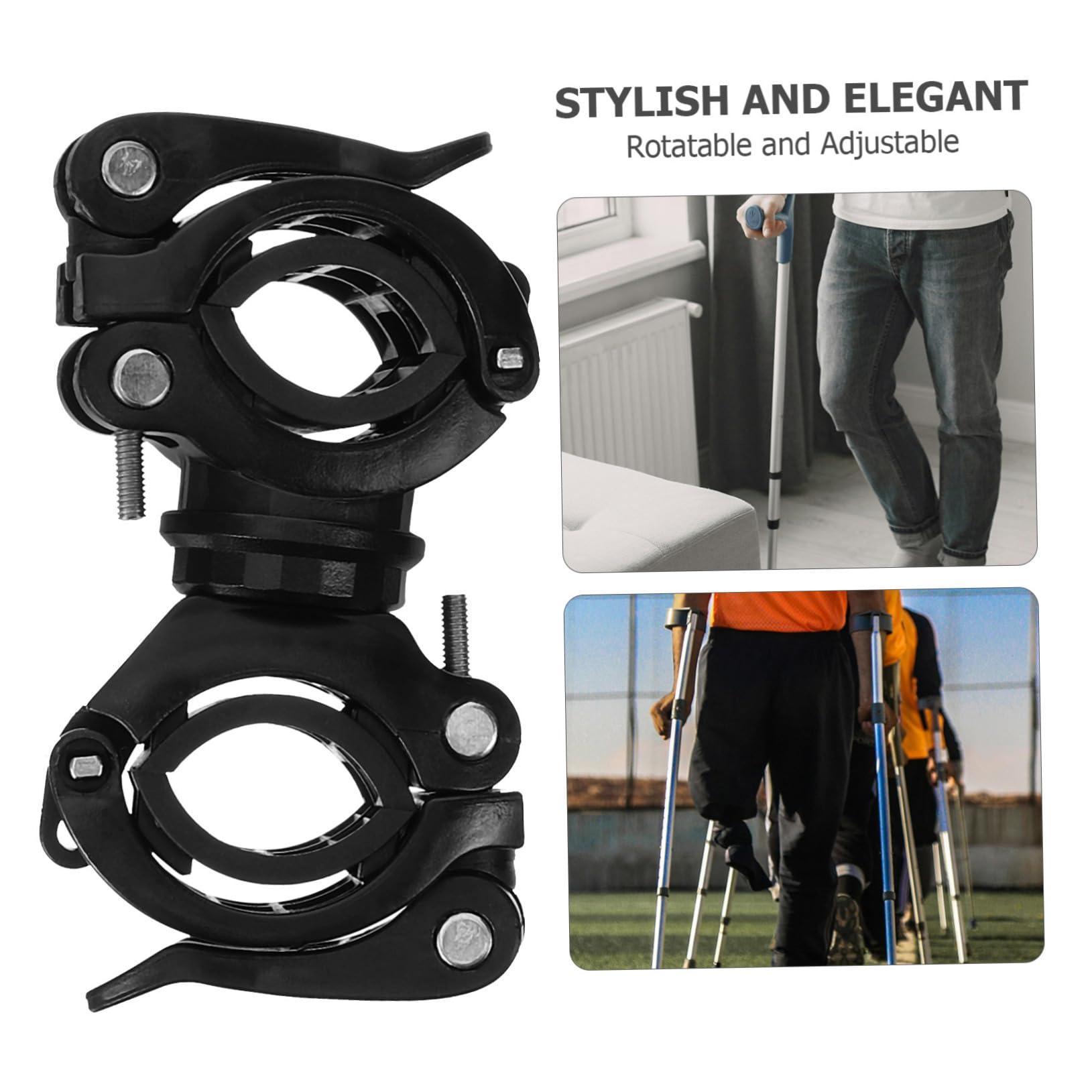 WATIIFUFU WATIIFUFU Elderly Scooter Cane Rack Lightweight Cane Holder for Walker Electric Scooter Wheelchair Crutch