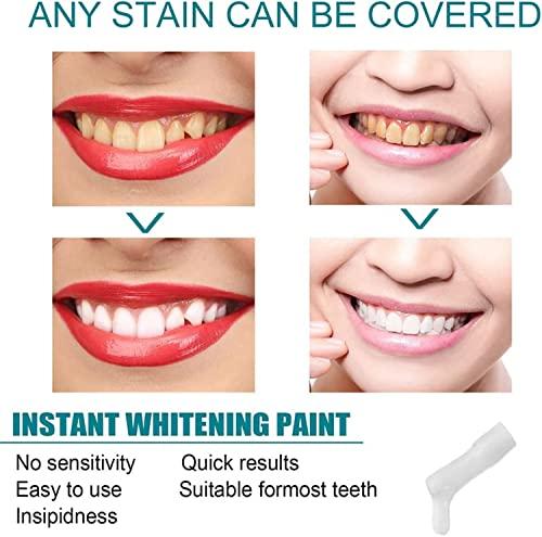 Pelinuar Tooth Paint,Instant Teeth Whitening Paint,Power Teeth Whitening Gel,Gentle Teeth Gel,Tooth Polish Uptight White for Sensitive Teeth, Safe & Effective for Women and Men (1 Pcs)