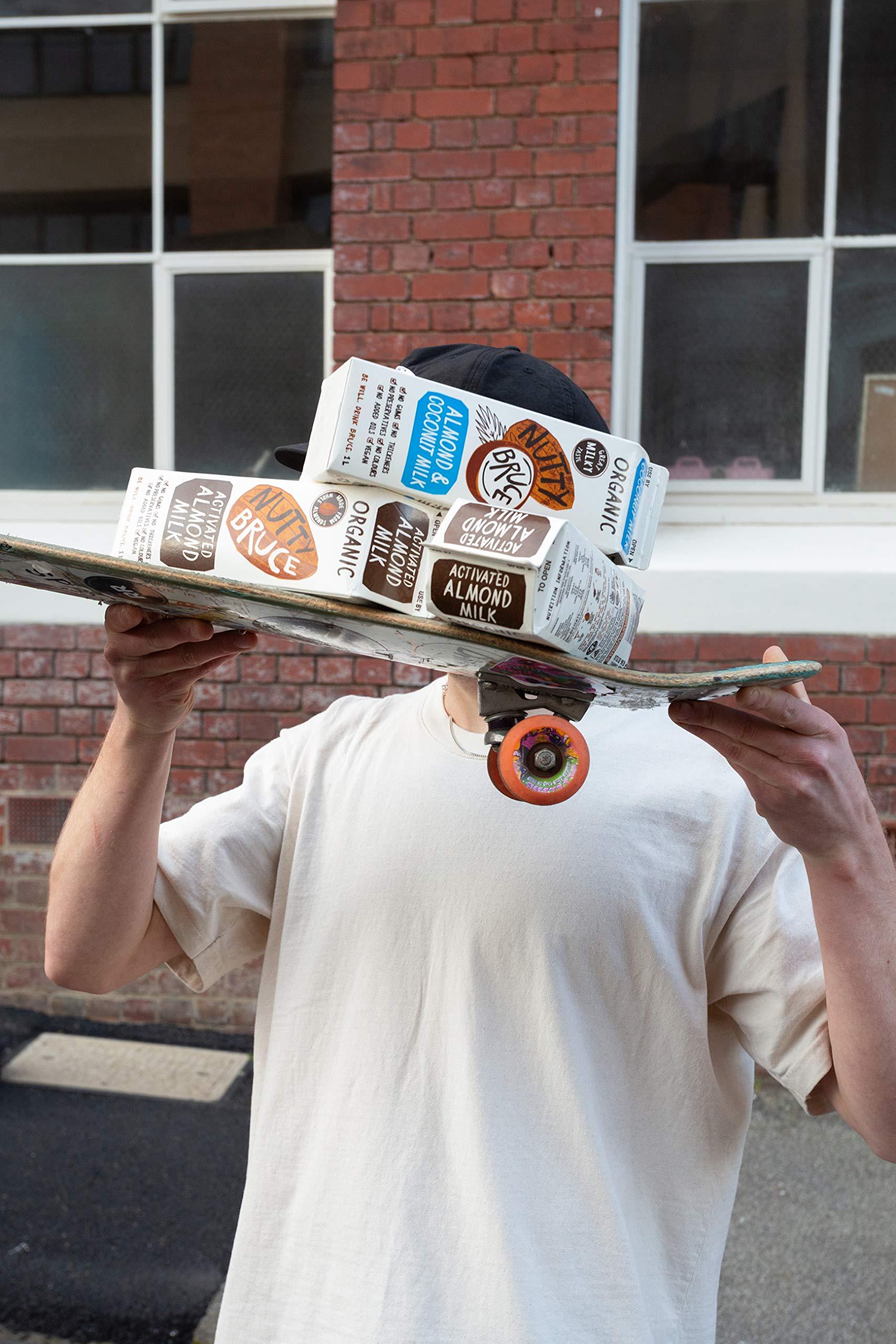 Nutty Bruce Nutty Bruce - Unsweetened Activated Almond & Coconut Milk - Certified Organic & Vegan Alternative Milk, No Preservatives or Added Oils, Lactose Free, Dairy Free, Soy Free - 6 pack x 1L