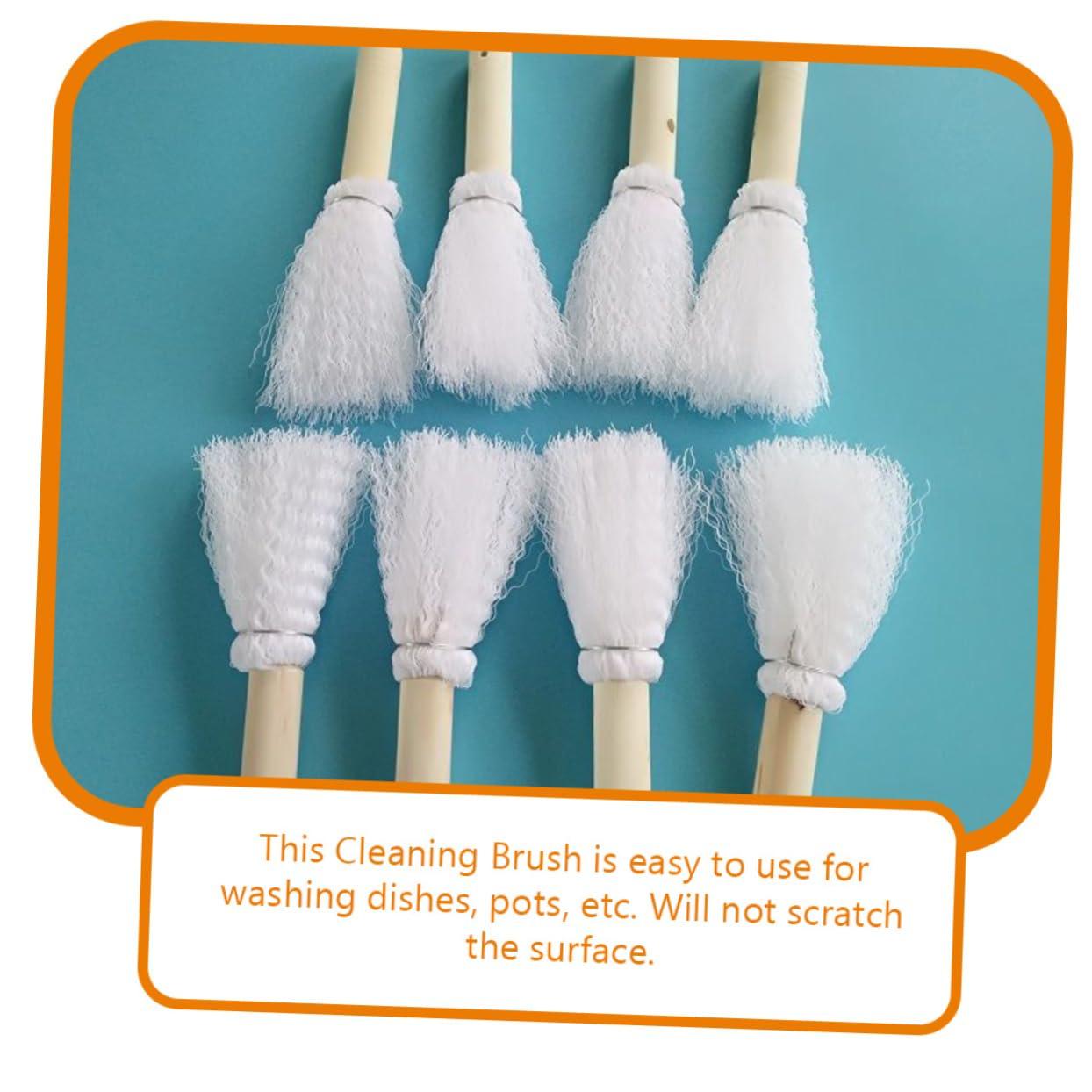 Garneck Garneck Washing up Brushes for Kitchen Wooden Handle Pot Cleaning Brush Reusable Brush Set for Dish Pan Cleaning Strong Scrubbing for Stains Multifunction Cleaning Brush